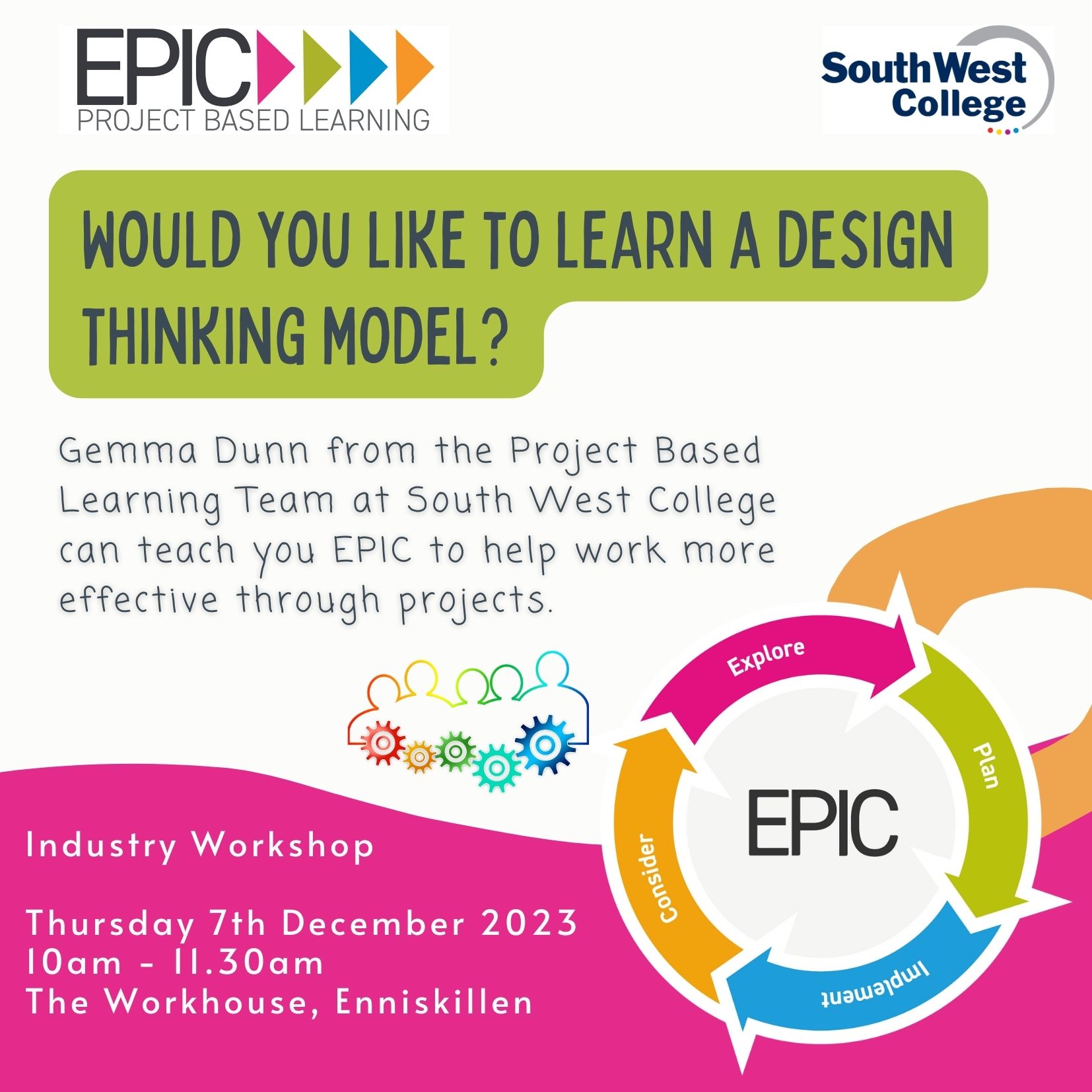 EPIC Workshop: Unleashing Creativity with Design Thinking